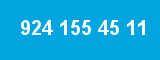 924 155 45 11 924 155 45 11